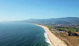 beautiful beach and ocean waves